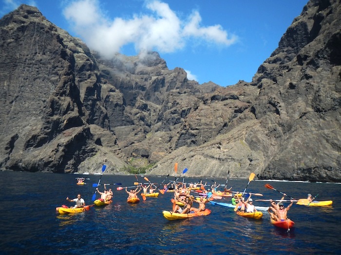Excursión Avistamiento de cetáceos y kayak en los gigantes y masca